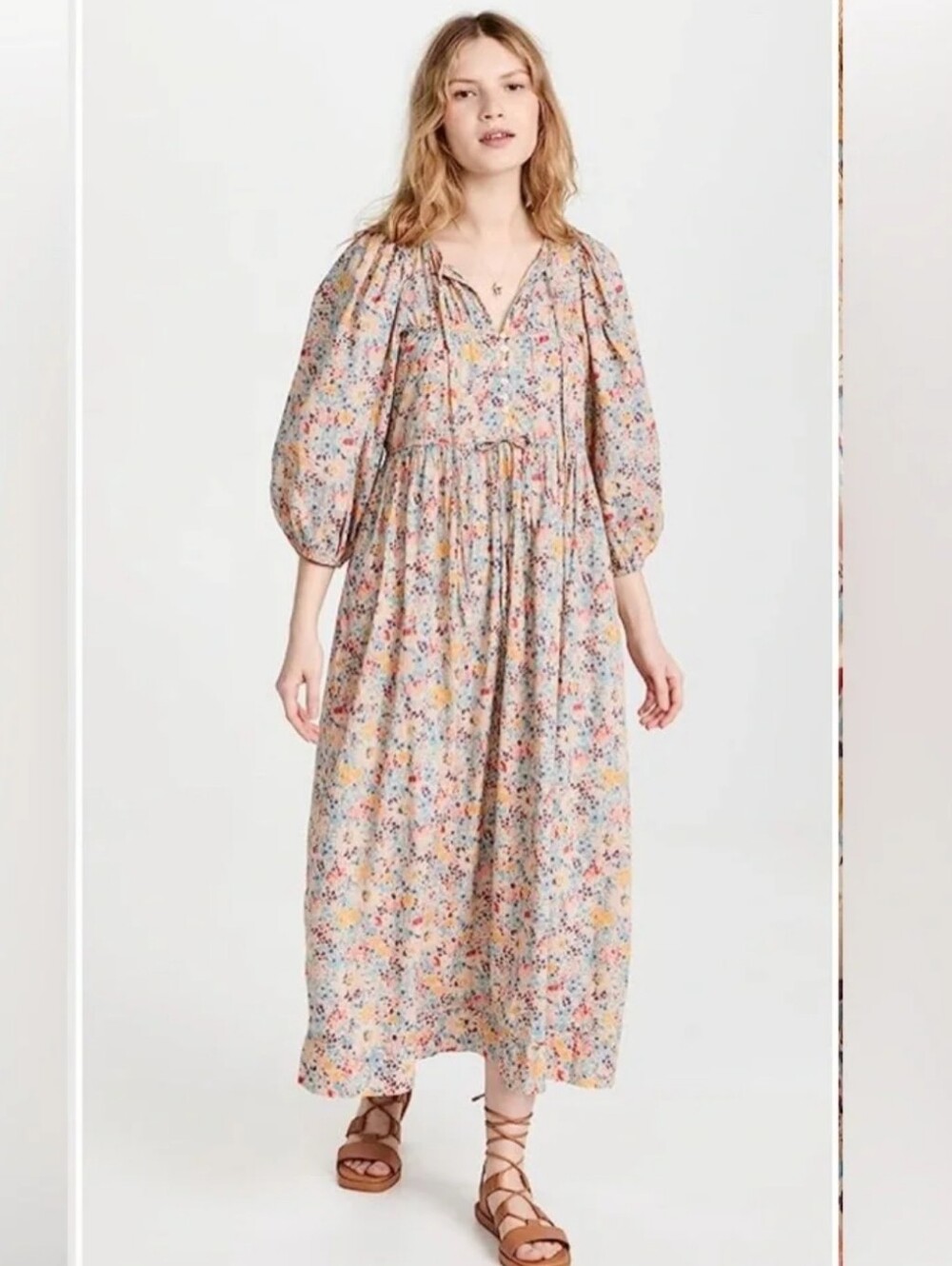 The Great The Bonnet Dress – Pastel Floral (Size 0)